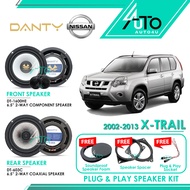 Nissan X-Trail T30 car Speaker DANTY PNP Car Speaker 6.5" 2-Way Component Coaxial Speaker DT-1600HE 