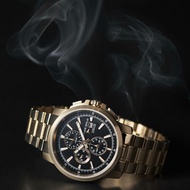 Aries Gold G 7301 G-BK Chronograph Quartz Gold Stainless Steel Men watch