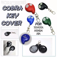 ORIGINAL COBRA CAR ALARM REMOTE CONTROL KEY COVER CASE ORI BLACK/RED/BLUE/GREEN W/COBRA LOGO KIA/HONDA/TOYOTA