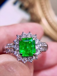 哥倫比亞祖母綠戒指  1.31克拉