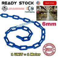 (1 Meter) 6mm PVC Chain / Plastic Chain/ Plastic Link Chain / PVC Rantai Plastik ✅