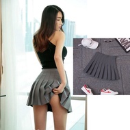 Váy Ngắn Xếp Ly Không Có Lớp Lót Cạp Cao Gợi Cảm Mùa Hè Cho Nữ Không Có Quần an Toàn Váy Ngắn Siêu N