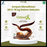 Genory Milk Fattening Chocolate Flavor Drink Powder Weight Gain 1 Box 300gr Trusted Weight Gain Milk