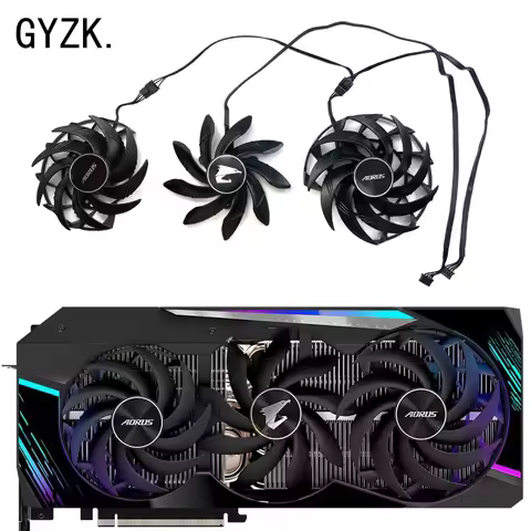 New For GIGABYTE GeForce RTX3070ti 3080 3080ti 3090 AORUS XTREME Graphics Card Replacement Fan