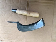 Pisau sadap kelapa cap Arab bahan baja damascus