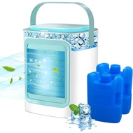 Yeelan Air Cooler, 4-IN-1 Air Conditioner, Personal Portable Air Conditioner Fan with 2 Ice Crystal 