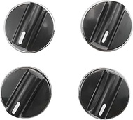 Goapongs Upgraded 00650847 650847 Cooktop Knobs Replacement for 1999734, AP4513132, PS3480601, EAP3480601 Compatible with Bosch Cooktop Stove Range Oven (4 Pack)