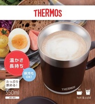 (啡色) 日本Thermos 350ml不鏽鋼真空保溫杯