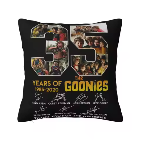 35 Years Of The Goonies 1985 2020 Thank You For The Memories Men Cott Science Pillow Case