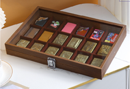 Hộp bằng gỗ đựng bật lửa Zippo loại 18 cái