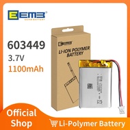 EEMB 1~10PCS Lithium Polymer Battery 3.7V 603449 Rechargeable 1100mah Lipo Batteries LP603449 603450