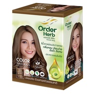 (1กล่อง มี 6ซอง) Order Herb Color Shampoo 30ml ออเดอร์ เฮิร์บ คัลเลอร์ แชมพู แชมพูปิดผมขาว 30มล