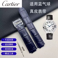 Cartier Ballon Bleu Genuine Leather Watch Band – Waterproof, Durable, Premium Replacement Strap for 