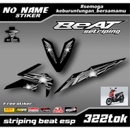 Striping sticker setiker Motor BEAT esp (322tok) 2016 2017 2018 2019 / Fi New Esp Iss Variation Hond