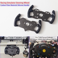 Carbon Fiber Steering Wheel F1 Replacement  For Thrustmaster T300RS GT RSGT T300 FR T300Ferrari Edit