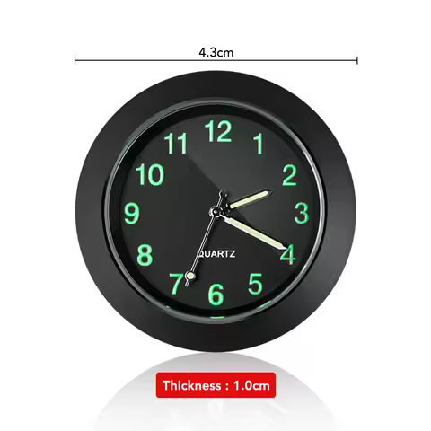 Car Clock Luminous Auto Ornament Car Accessories For Model Y Tesla Accessories 2023 Peugeot 308 Acce