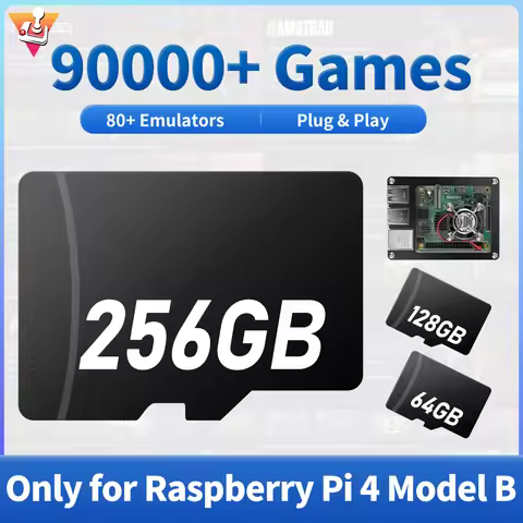 Game TF Card for Raspberry Pi 4B Latest Batocera 40 System Built-in 90000+ Games with 70+ Emulators 