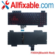 Asus TUF Gaming FX504  FX504GD  FX504GE  Backlit Red  Laptop Replacement Keyboard