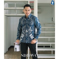 KEMEJA Sedjiwo Men's Batik Shirt Long Sleeve Modern Solo Batik Full Fur by Batik ALX