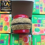 (Box of 2c) Rust-removing wire bowl, Taiwanese rust-breaking wire bowl, iron scrubbing brush, kimkhi