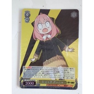 Weiss schwarz spy x family anya SR foil card
