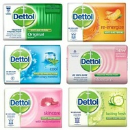 (ISI5PCS) Sabun Dettol Batang Bar Soap 60gr Dettol Sabun Batang 60Gr  isi 5x60 Gr isi 5 Batang