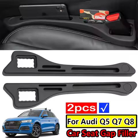 For Audi Q2 Q3 f3 8u Q4 Q5 SQ5 TDI 8r 80A Q7 4L 4M Q8 RS E-tron S-Line TT Car Seat Crevice Organizer