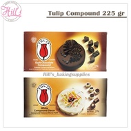 NB2 TULIP CHOCOLATE COMPOUND 225 GR DARK MILK WHITE / COKLAT PUTIH MASAK