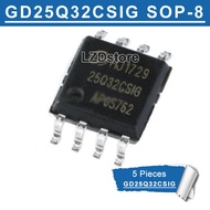 5pcs GD25Q32CSIG SOP-8 25Q32CSIG SOP8 25Q32 25Q32BSIG SMD 32Mbit SPI FLASH Memory Chip New Original