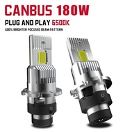 D1S D3S D5S D4S D4R D2R D2S LED Headlight Bulbs 6500K White Conversion Kit Plug and Play Xenon HID L