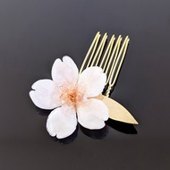Everpink 日本永生櫻花樹脂髮飾 不凋花 真花 吉野櫻