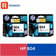 HP 804 / 804XL / HP804 XL Original Black Tri-color Ink Cartridge