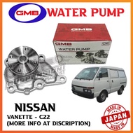 GMB WATER PUMP MITSUBISHI VANETTE (75~), SUNNY TRUCK (79~), SUNNY (75~), VIOLET (77~), LARGO (81~) |