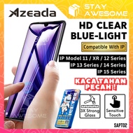 AZEADA Blueray Gaming Compatible With IP Tempered Glass Screen Blueo Templet Skrin Protectors SAPT02