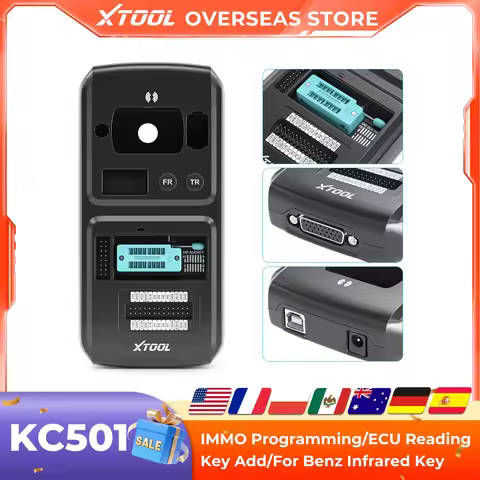 XTOOL KC501 Chip Key Programming All Key Lost OBD2 Automotive Scanner For Benz Infrared Work With X1