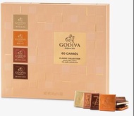 Godiva Assorted Chocolate Carré Collection 60pcs Godiva朱古力 朱古力禮盒 Godiva經典 片裝朱古力 送禮 Godiva chocolate 