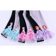 Princess Frozen Anna Elsa Sofia Girl Kids Cotton Legging Pants Tight | Seluar Panjang Budak Perempua