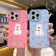 JELLY COLOR 2 IN 1 CASE WEST HIGHLAND WHITE DOG FOR OPPO A1K A3 A3X A5 A5S A5X A6 A6X A8 A9 A15 A16 