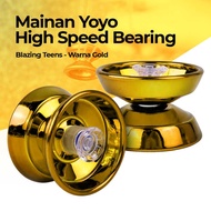 Blazing Teens High Speed Bearing Yoyo Toy - biru Yoyo Yoyo Bearing