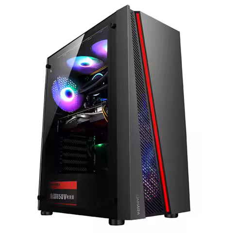 High Quality Desktop Computer E3 1246 V3 16GB RAM 256G SSD RX580 8GB Win-10 PC Computer Gaming Pc Fa