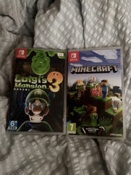 switch遊戲卡  路易吉洋樓3 /Minecraft