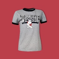 Hybrid T-shirt Women ไฮบริดเสื้อยืดผู้หญิงแขนสั้น สีท็อปดราย(Top Dye)WTS-1034-TD