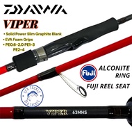 DAIWA VIPER 1PIECE FUJI GUIDE FUJI REEL SEAT SPINING ROD
