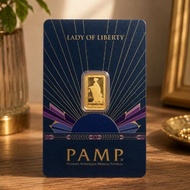 PAMP Lady of liberty Limited gold bar2.5g