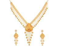 Efulgenz Indian Style Bollywood Fashion Gold Tone Wedding Bridal Pendant Locket Tassel Choker Collar