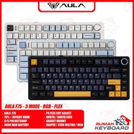 Jasmin.store1 Mechanical Keyboard - Aula F75 - 75% Compact - 3 Modes - Gaske Mount - RGB - PBT Keyca