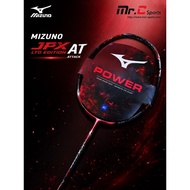 Badminton Racket MIZUNO JPX LTD EDITION AT 3U5 With Strings (BG66 FORCE) Wrapped In A Bag **Please R