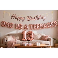 13th Teenager Birthday Party Decorations for Boys Girls, 13th Birthday Decorations OMG Ur A Teenager
