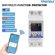 Smart Life TUYA WIFI 63A Circuit breaker Over Under Voltage Protection Earth Leakage Protector Relay