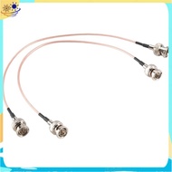 2Pcs 3G HD SDI Cable BNC Cable 30cm 75 Ohm for Cameras  Video Equipment Supports HD-SDI 3G-SDI 4K 8K